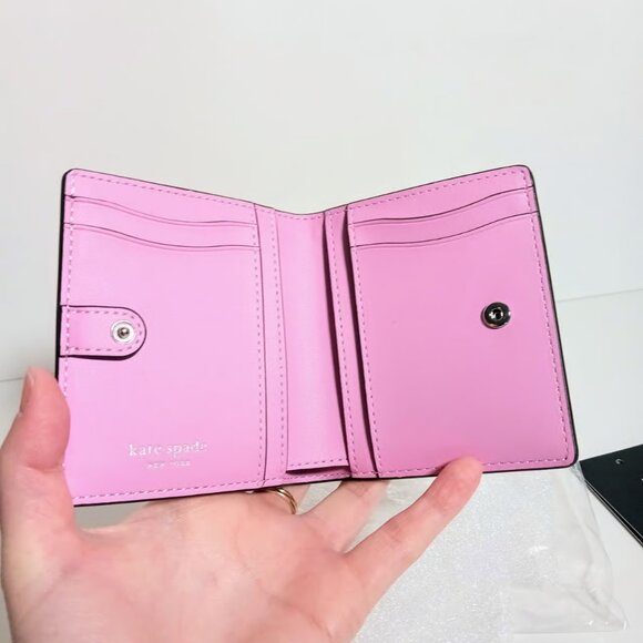 Kate Spade New York Morgan Gingham Field Small Bifold Wallet - Picture 5 of 5